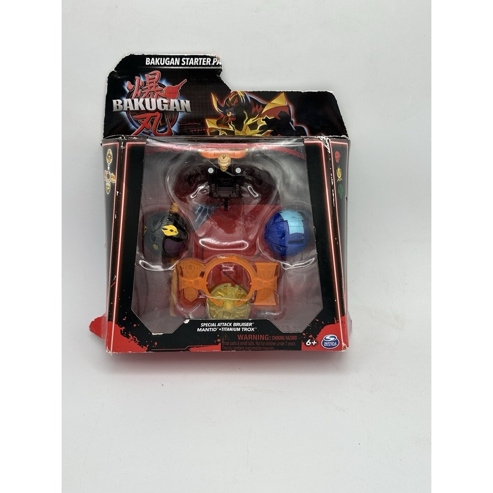 BAKUGAN‎ STARTER PACK SPECIAL ATTACK BRUISER, MANTID, TITANIUM TROX